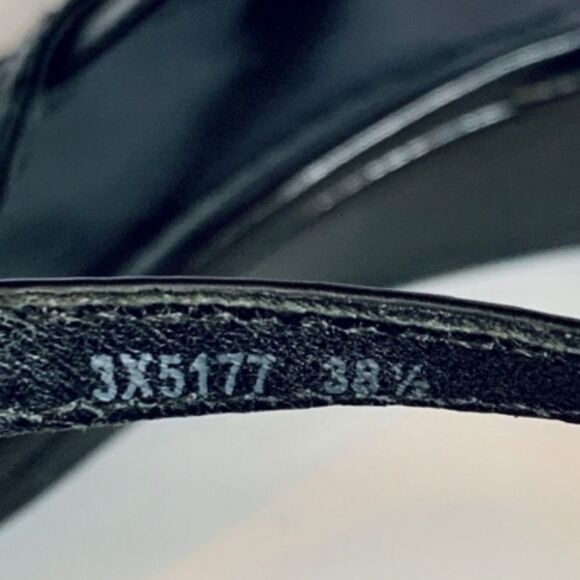 Prada Vernice patent bow slingback wedge S… - Picture 12 of 13